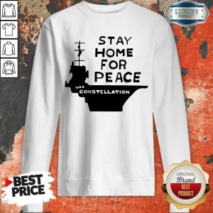 Amused Stay Home For Peace Joan Baez 2 Sweatshirt