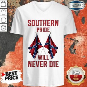 Angry Pride 2 Will Never Die Flag US V-neck