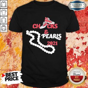 Confused Kamala Harris Vice President Chucks And Pearls Red Converse Snacker 2021 Shirt - Design by Sheenytee.com
