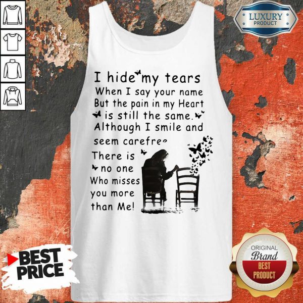 Ecstatic I Hide My Tears When I Say Your 2 Name Tank Top - Design by Sheenytee.com