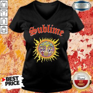 Intrigued Sublime 1 Sun V-neck - Design by Sheenytee.com