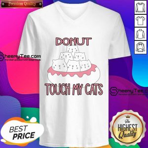 Donut Touch My Cats V-neck