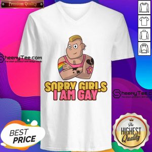 LGBT Sorry Girls I Am Gay V-neck