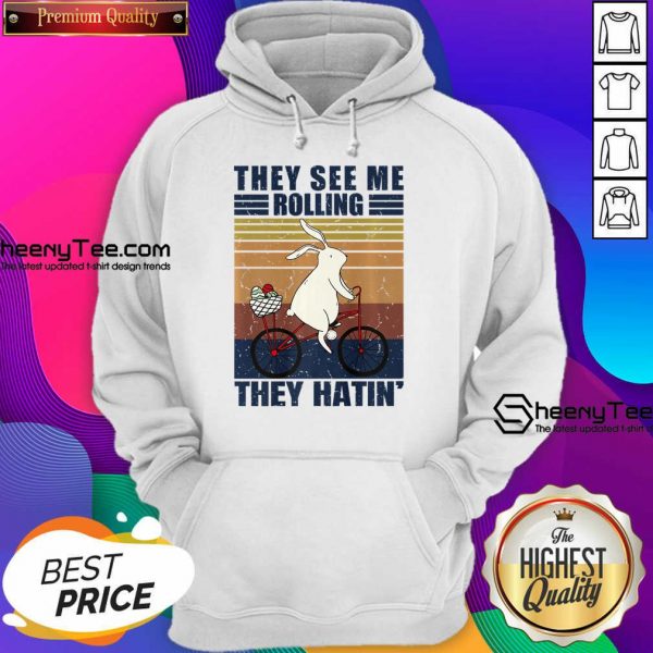 They See Me Rolling They Hatin' Rabbit Hoodie