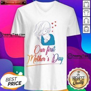 Our First Mother's Day V-neck