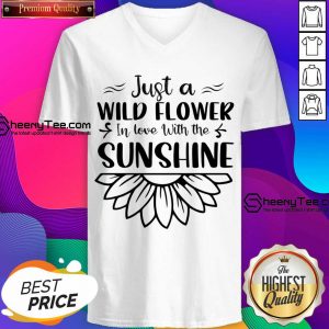 Just A Wildflower In Love With The Sunshine V-neck