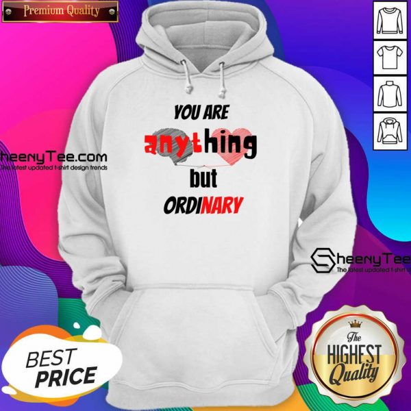 You Are Anything But Ordinary Hoodie