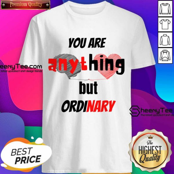 You Are Anything But Ordinary Shirt