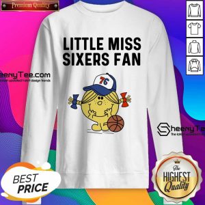 Little Miss Sixers Fan Sweatshirt